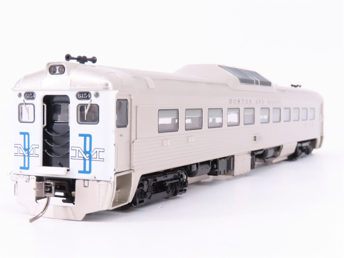 HO Rapido 16544 B&amp;M Boston &amp; Maine McGinnis Scheme Budd RDC #6154 w/DCC &amp; Sound