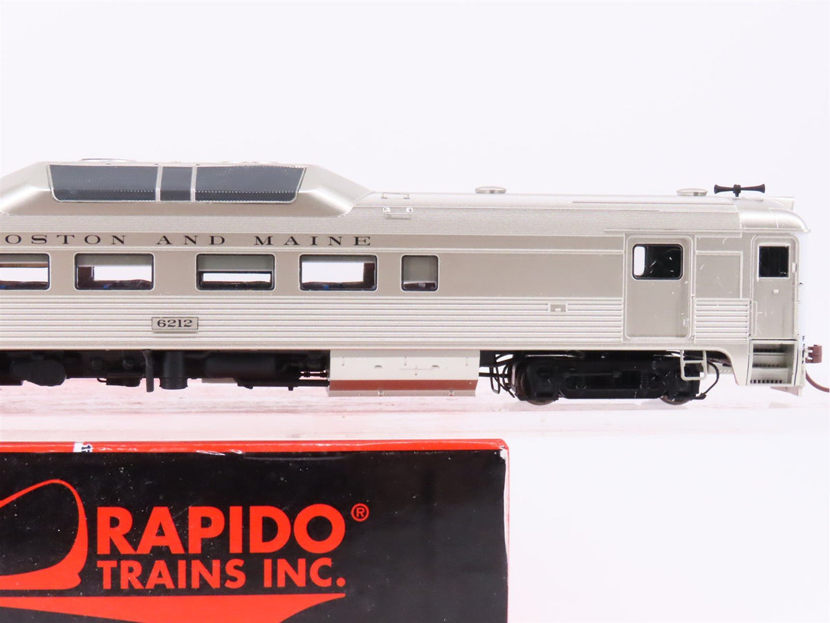 HO Rapido 16613 B&amp;M Boston &amp; Maine McGinnis Scheme Budd RDC-2 #6212 wDCC &amp; Sound