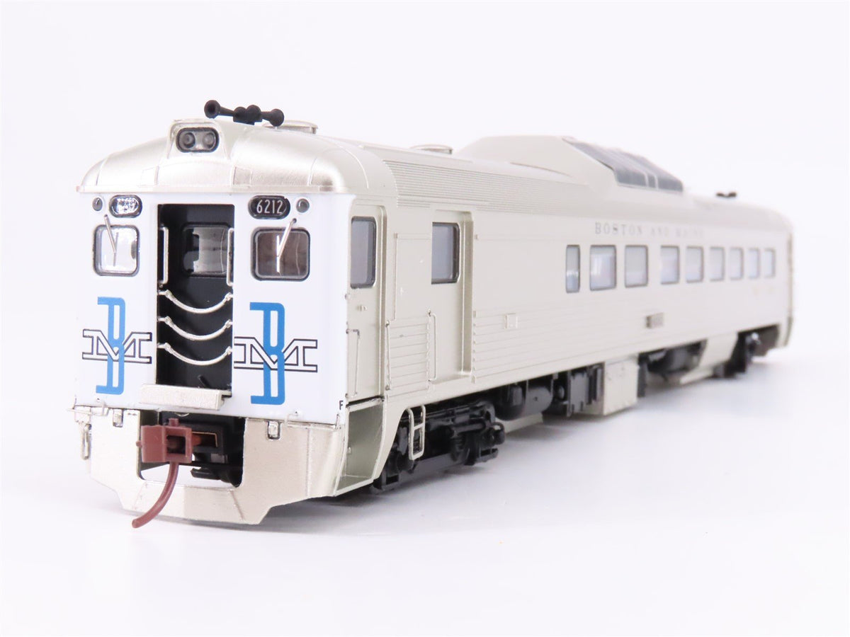 HO Rapido 16613 B&amp;M Boston &amp; Maine McGinnis Scheme Budd RDC-2 #6212 wDCC &amp; Sound