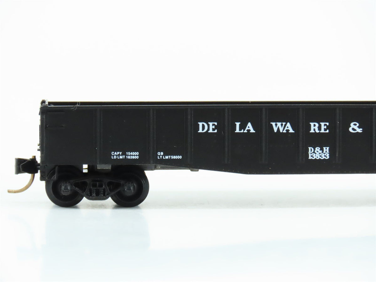 N Scale Micro-Trains MTL 46310 D&amp;H Delaware &amp; Hudson 50&#39; Open Gondola #13833