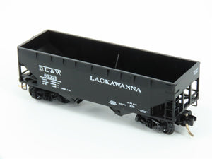 N Scale Micro-Trains MTL 55130 DL&W Lackawanna Railroad 2-Bay Open Hopper #83321