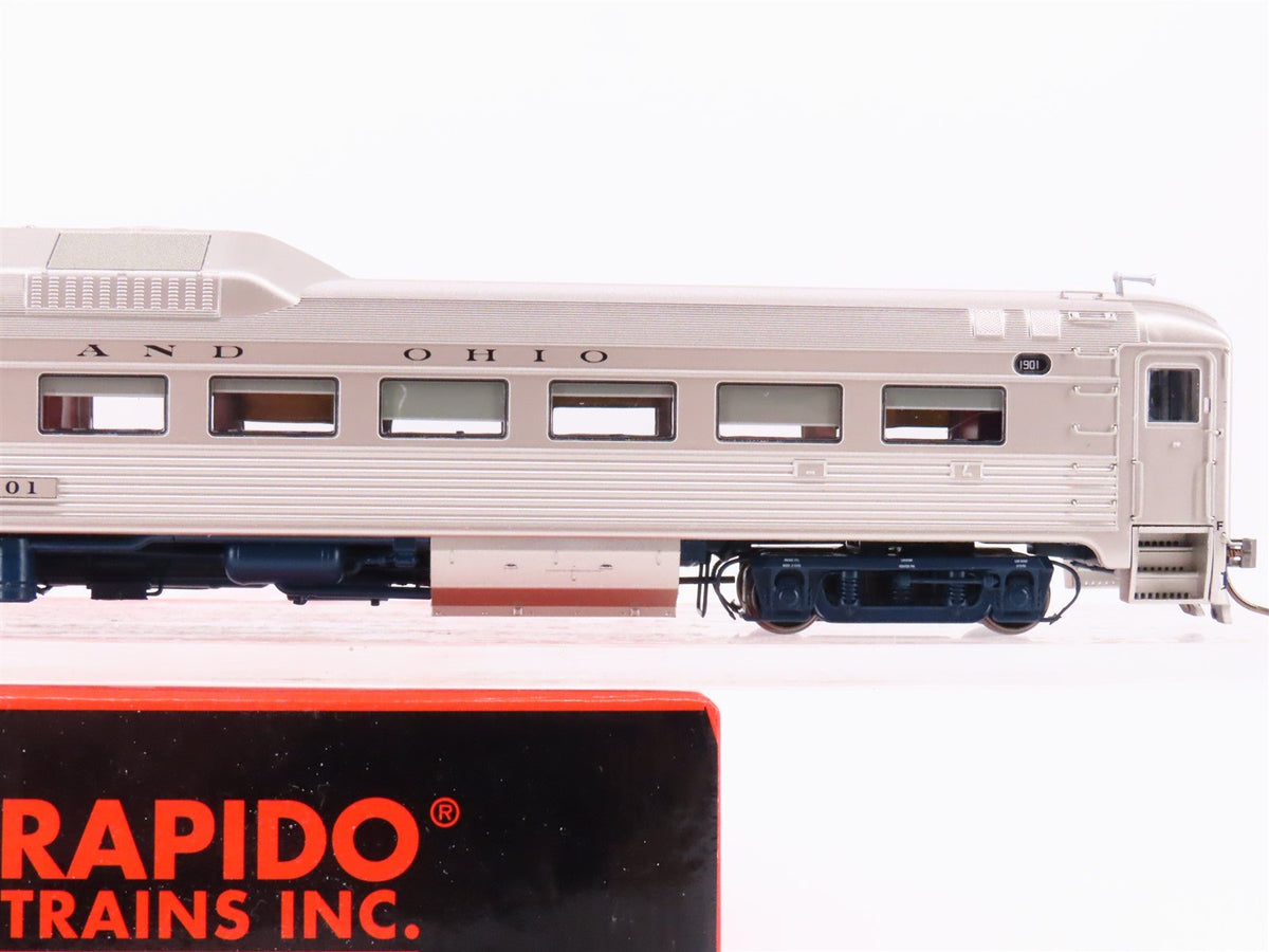 HO Scale Rapido 16548 B&amp;O Baltimore &amp; Ohio Budd RDC-2 #1901 wDCC &amp; Sound