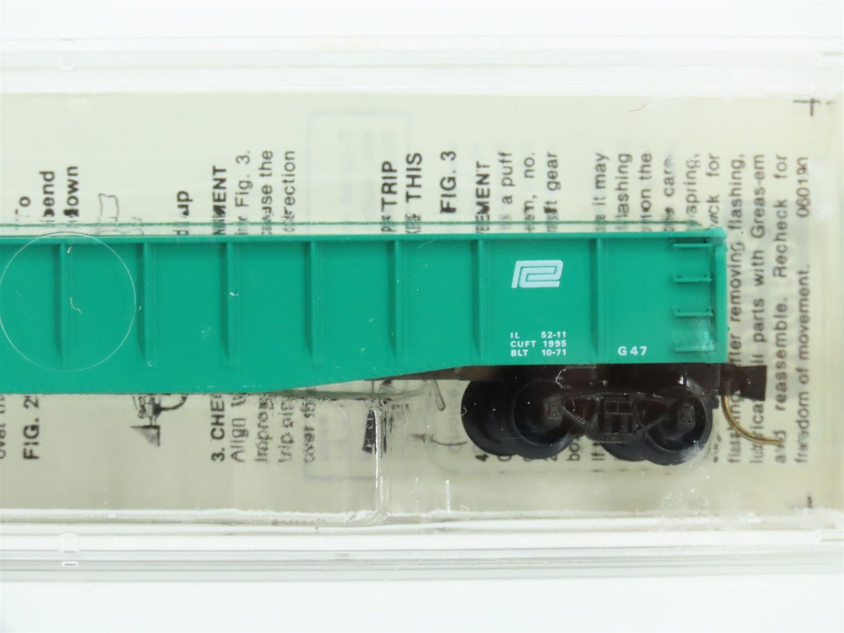 N Scale Micro-Trains MTL 46060 PC Penn Central Railroad 50&#39; Open Gondola #365610