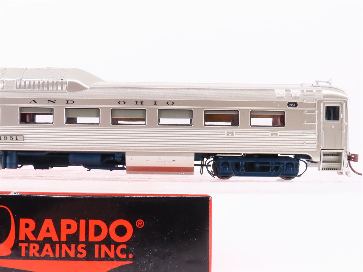 HO Scale Rapido 16606 B&amp;O Baltimore &amp; Ohio Budd RDC-2 #1951 wDCC &amp; Sound