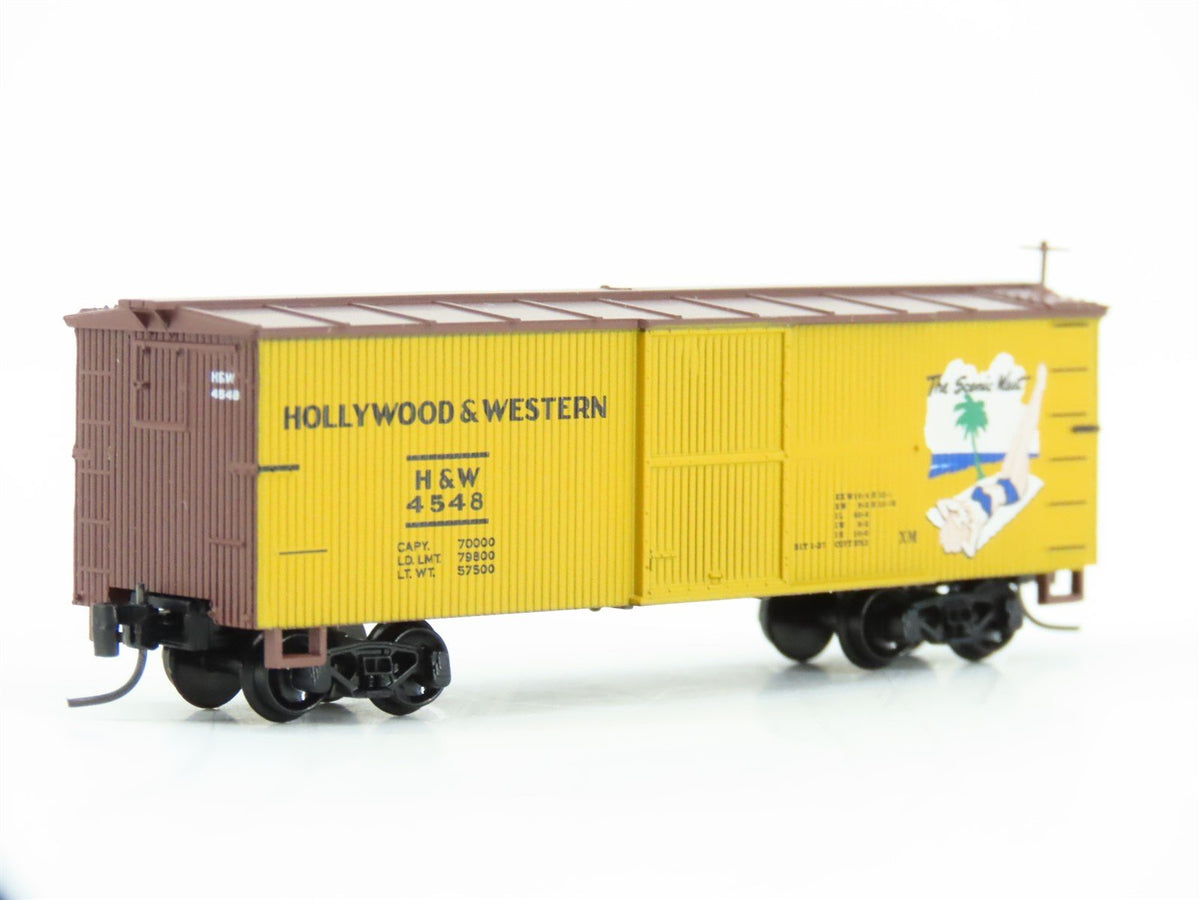 Z Micro-Trains MTL Heritage Collection No 9 H&amp;W Hollywood &amp; Western Box Car 4548