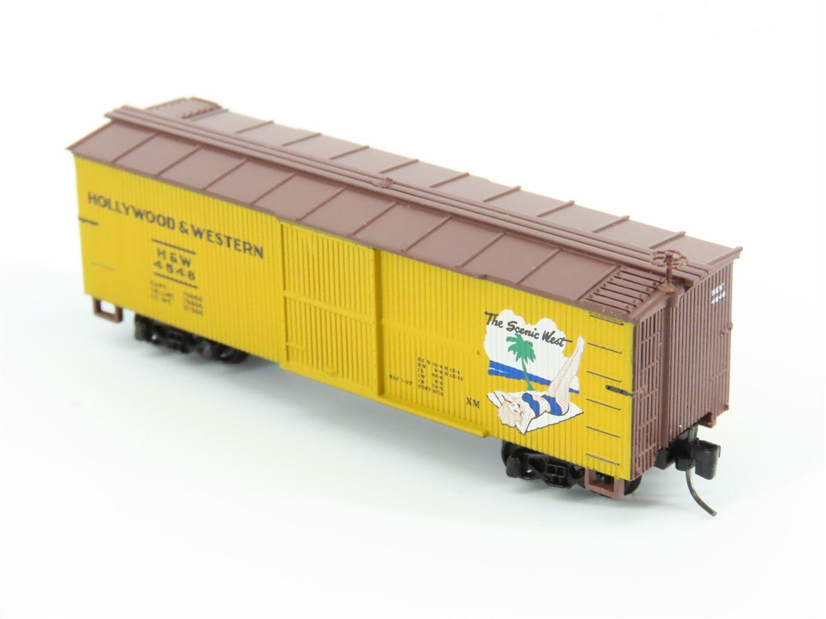 Z Micro-Trains MTL Heritage Collection No 9 H&amp;W Hollywood &amp; Western Box Car 4548