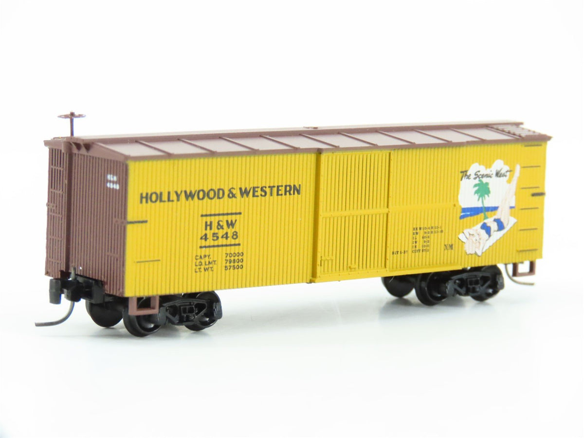 Z Micro-Trains MTL Heritage Collection No 9 H&amp;W Hollywood &amp; Western Box Car 4548