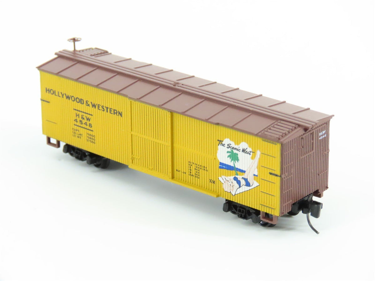 Z Micro-Trains MTL Heritage Collection No 9 H&amp;W Hollywood &amp; Western Box Car 4548