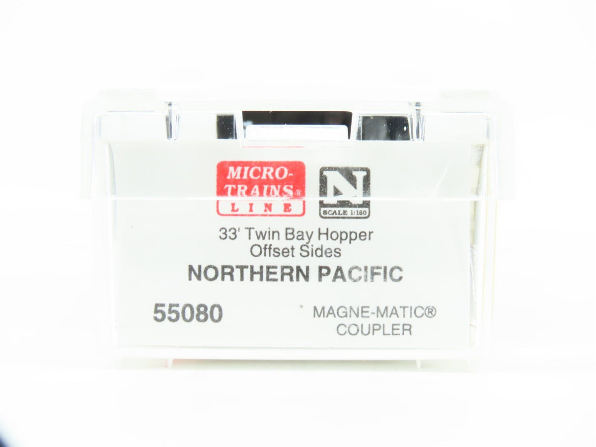 N Scale Micro-Trains MTL 55080 NP Northern Pacific 2-Bay Open Hopper #70224