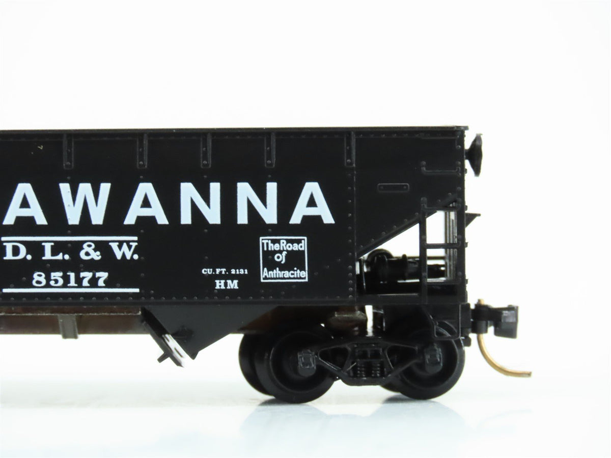 N Scale Micro-Trains MTL 55360 DL&amp;W The Road of Anthracite 2-Bay Hopper #85177