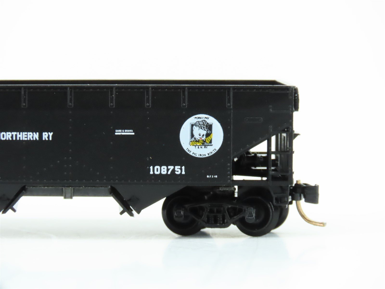 N Scale Micro-Trains MTL 55350 T&N Texas & Northern 2-Bay Open Hopper #108751