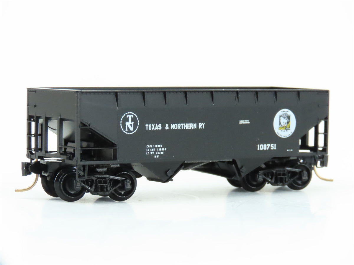 N Scale Micro-Trains MTL 55350 T&amp;N Texas &amp; Northern 2-Bay Open Hopper #108751