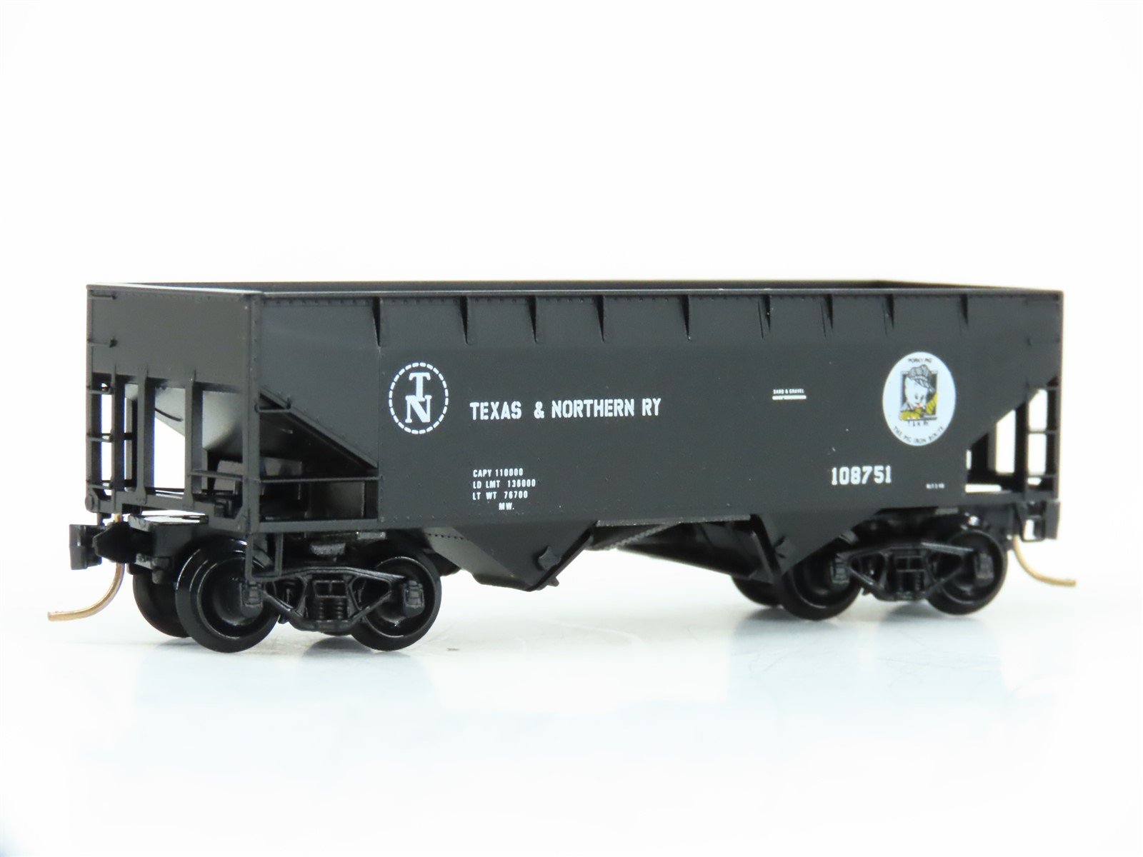 N Scale Micro-Trains MTL 55350 T&N Texas & Northern 2-Bay Open Hopper #108751