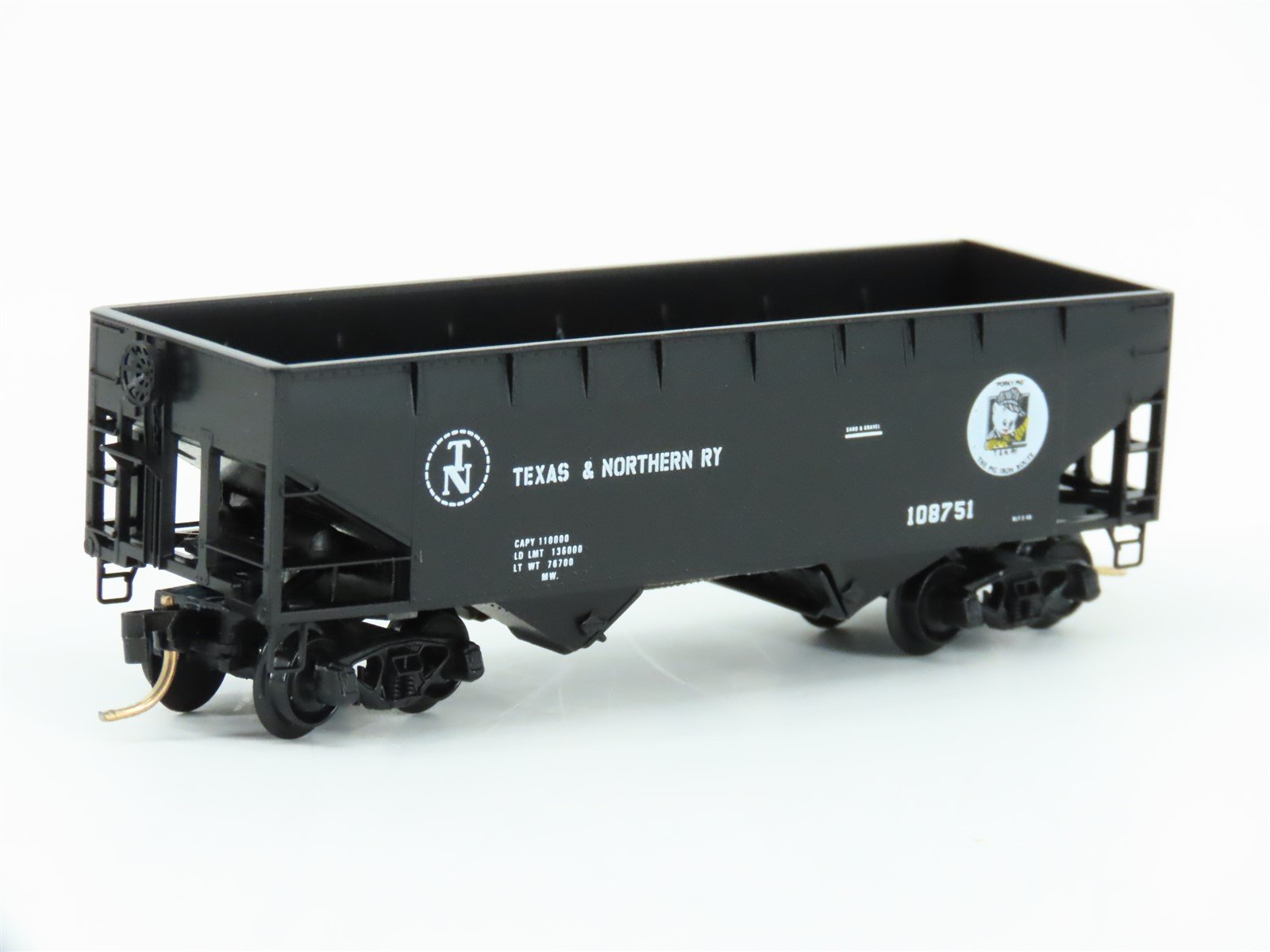 N Scale Micro-Trains MTL 55350 T&N Texas & Northern 2-Bay Open Hopper #108751