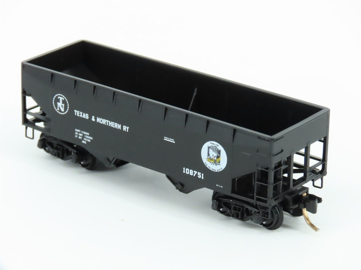 N Scale Micro-Trains MTL 55350 T&amp;N Texas &amp; Northern 2-Bay Open Hopper #108751