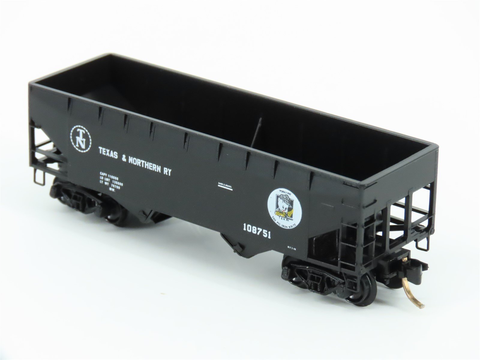 N Scale Micro-Trains MTL 55350 T&N Texas & Northern 2-Bay Open Hopper #108751
