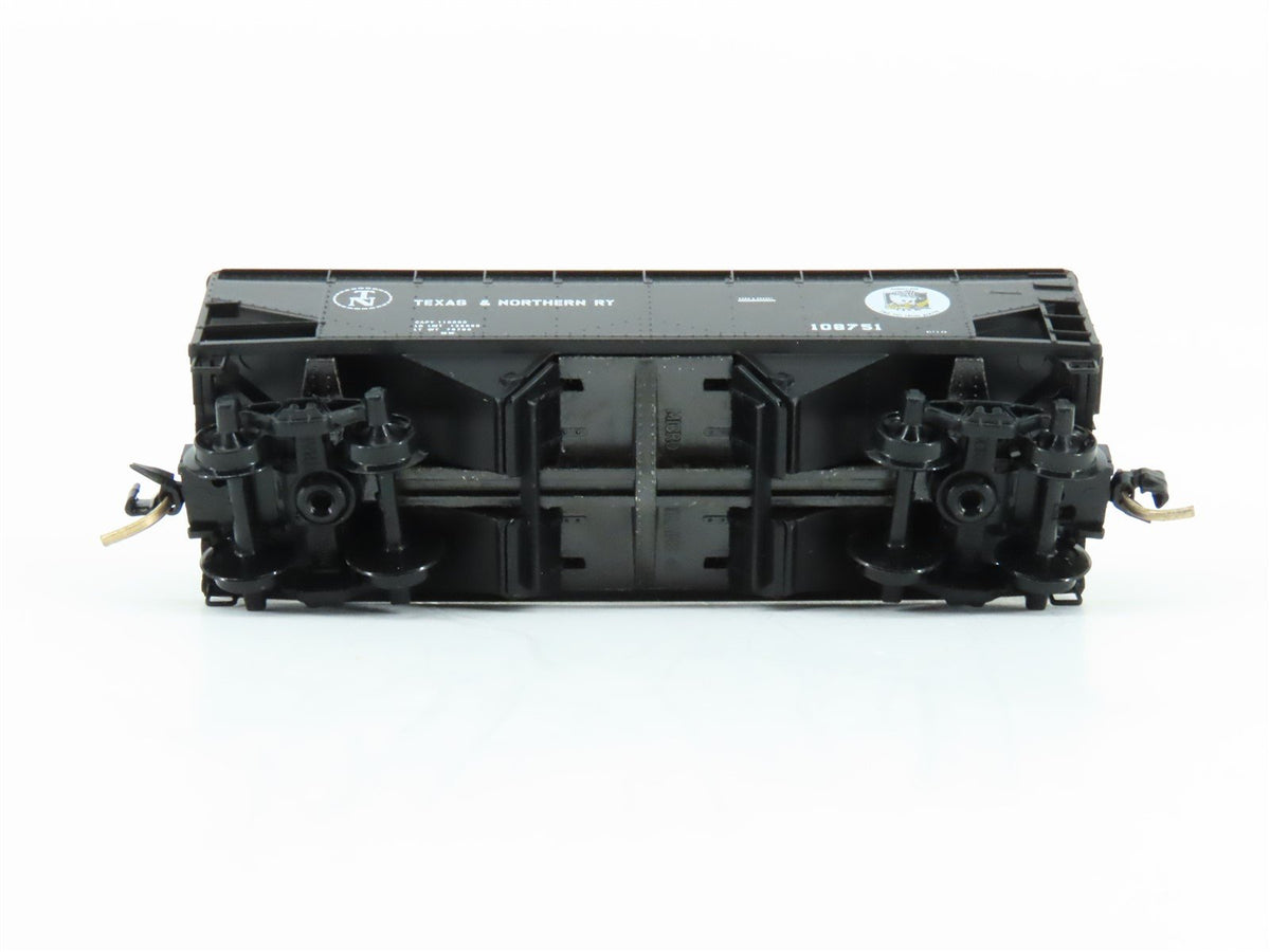 N Scale Micro-Trains MTL 55350 T&amp;N Texas &amp; Northern 2-Bay Open Hopper #108751