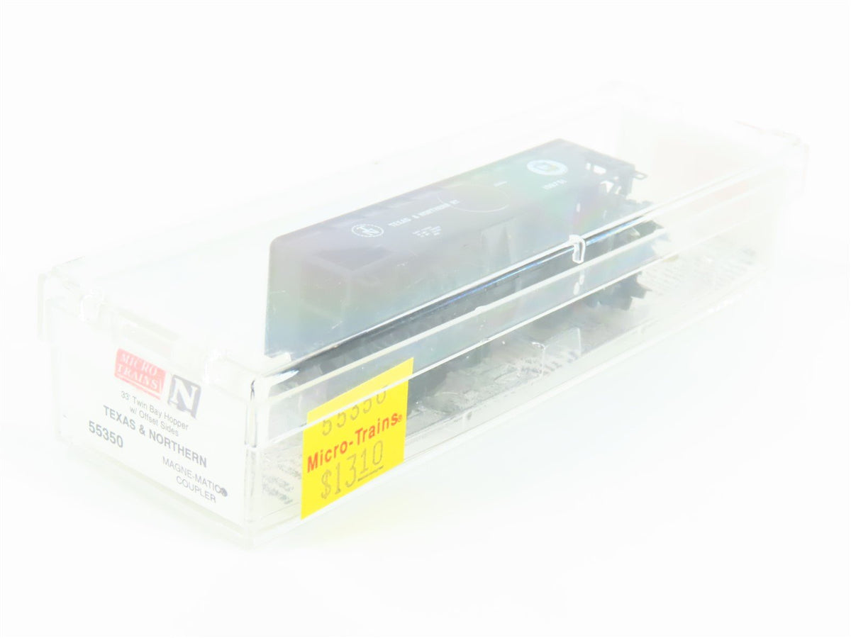 N Scale Micro-Trains MTL 55350 T&amp;N Texas &amp; Northern 2-Bay Open Hopper #108751