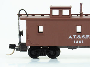 N Scale Micro-Trains MTL 51100 ATSF Santa Fe Railroad 34' Wood Caboose #1201