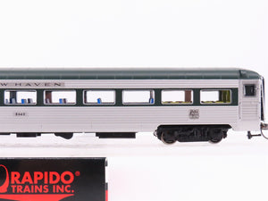 HO Scale Rapido 17204 NH New Haven Coach Passenger Car #8640 w/ Lights