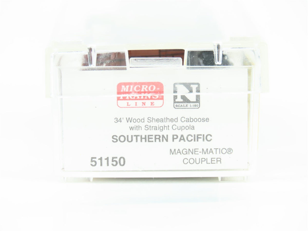 N Scale Micro-Trains MTL 51150 SP Southern Pacific 34&#39; Wood Caboose #605