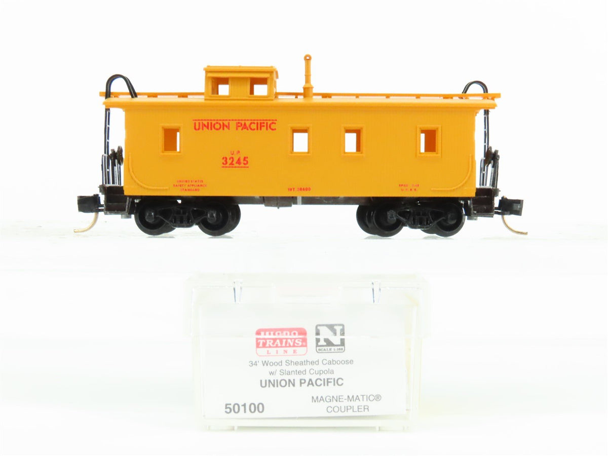 N Scale Micro-Trains MTL 50100 UP Union Pacific Railroad 34&#39; Wood Caboose #3245