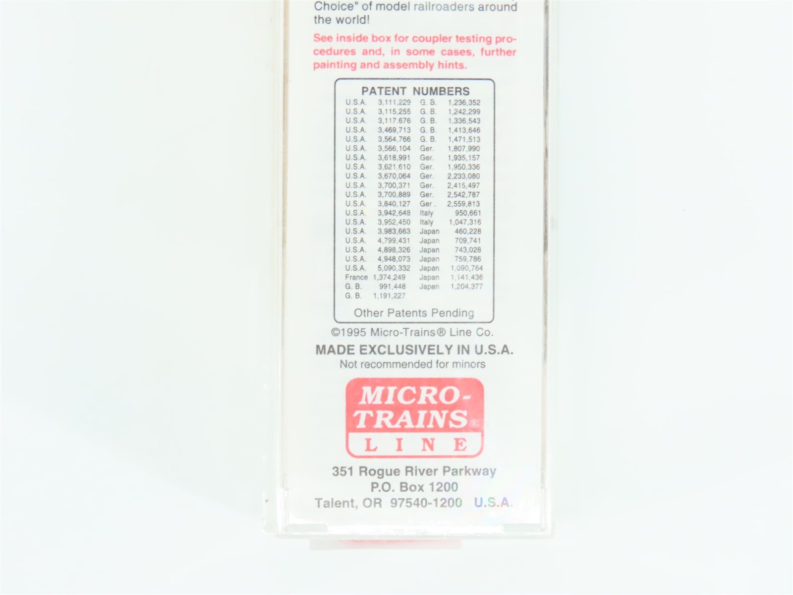 N Scale Micro-Trains MTL 50100 UP Union Pacific Railroad 34' Wood Caboose #3245