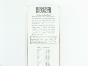 N Scale Micro-Trains MTL 51110 GN Great Northern Railroad 34' Wood Caboose #X614