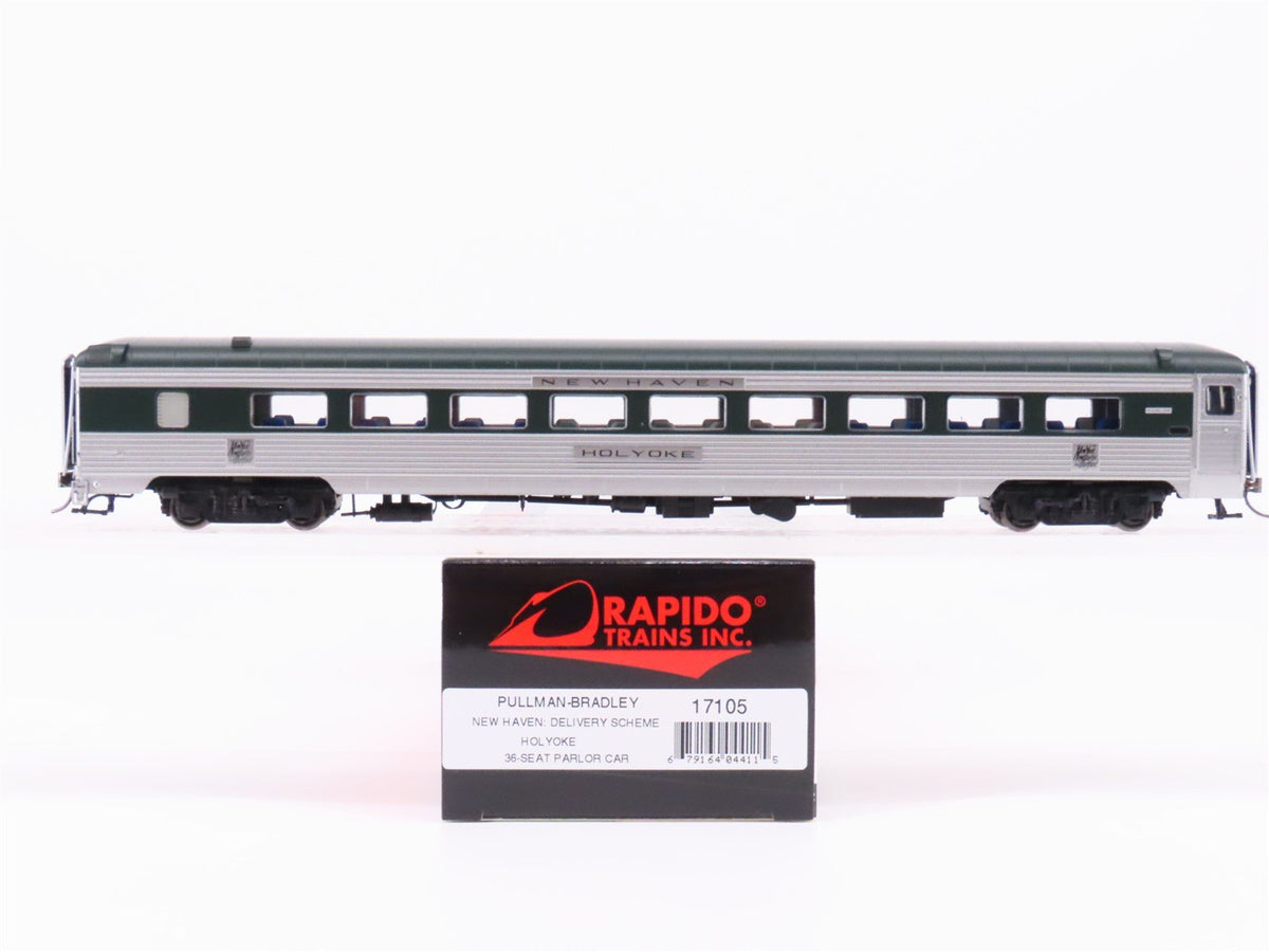 HO Scale Rapido 17105 NH New Haven 36-Seat Parlor Passenger Car &quot;Holyoke&quot;