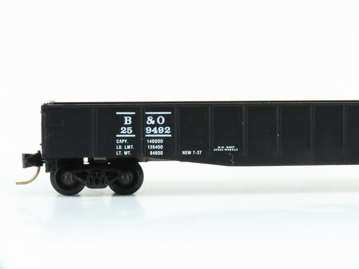 N Scale Micro-Trains MTL 46150 B&amp;O Baltimore &amp; Ohio Railroad 50&#39; Gondola #259492