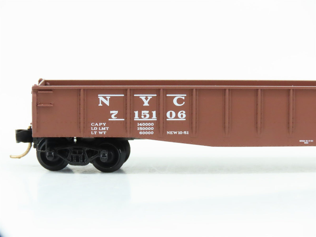 N Scale Micro-Trains MTL 46170 NYC New York Central System 50&#39; Gondola #715106