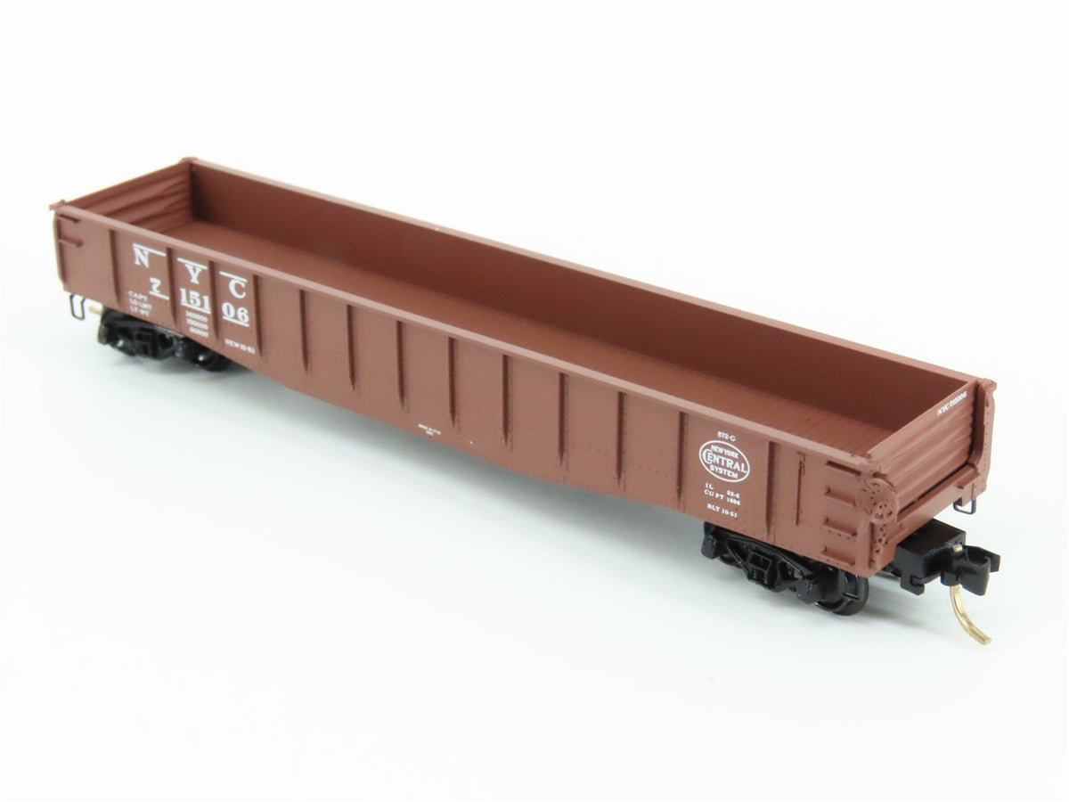 N Scale Micro-Trains MTL 46170 NYC New York Central System 50&#39; Gondola #715106