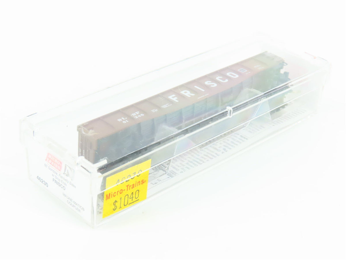 N Scale Micro-Trains MTL 46230 SL-SF Frisco Railroad 50&#39; Open Gondola #51245