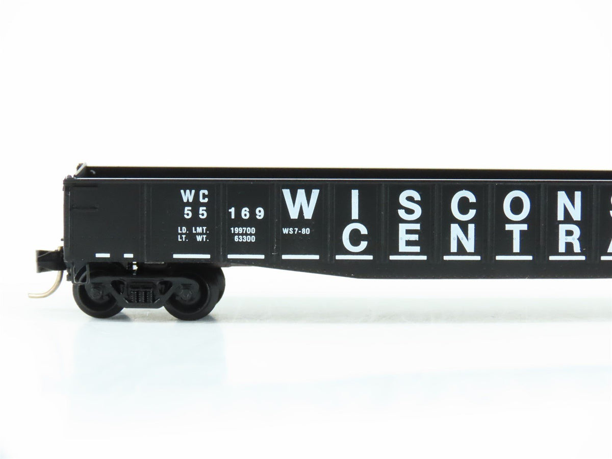 N Scale Micro-Trains MTL 46330 WC Wisconsin Central 50&#39; Open Gondola #55169
