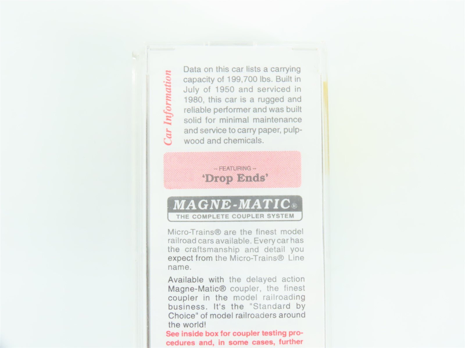 N Scale Micro-Trains MTL 46330 WC Wisconsin Central 50' Open Gondola #55169