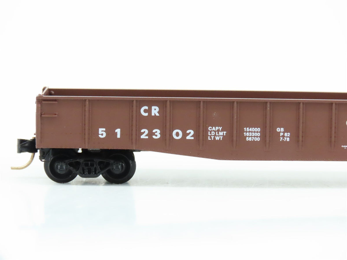 N Scale Micro-Trains MTL 46320 CR Conrail Railroad 50&#39; Open Gondola #512302