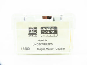 Nn3 Scale Micro-Trains MTL 15200 Undecorated Gondola