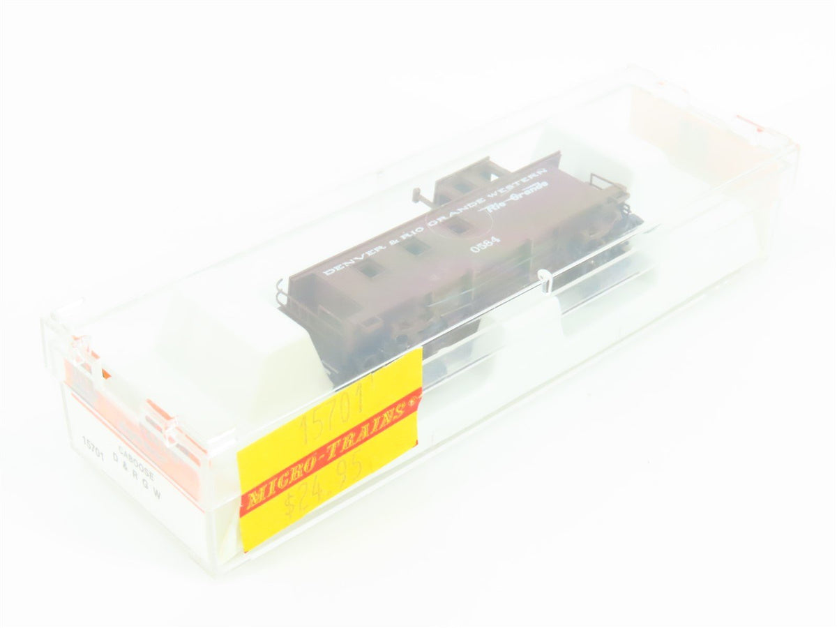 Nn3 Scale Micro-Trains MTL 15701 D&amp;RGW Rio Grande Railroad Caboose #0584