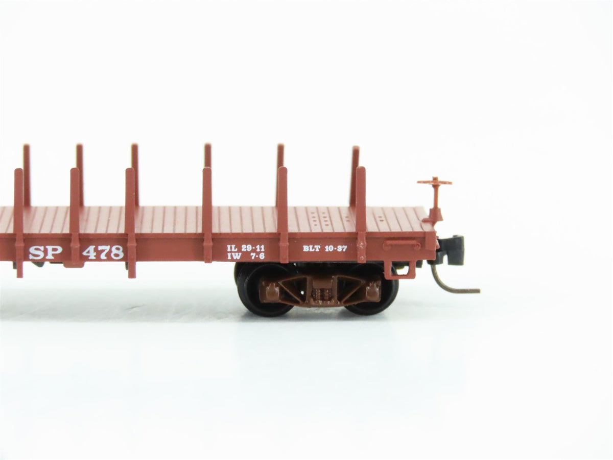 Nn3 Scale Micro-Trains MTL 15301 SP Southern Pacific Flat Car #478 w/ Stakes