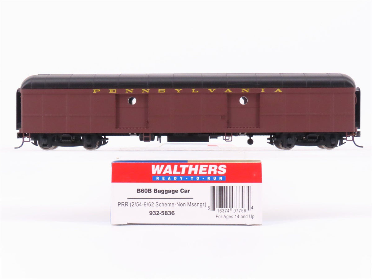 HO Walthers 932-5836 PRR Pennsylvania B60B Baggage Passenger Car