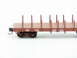 Nn3 Kadee Micro-Trains MTL 15301 SP Southern Pacific Flat Car #471 w/ Stakes