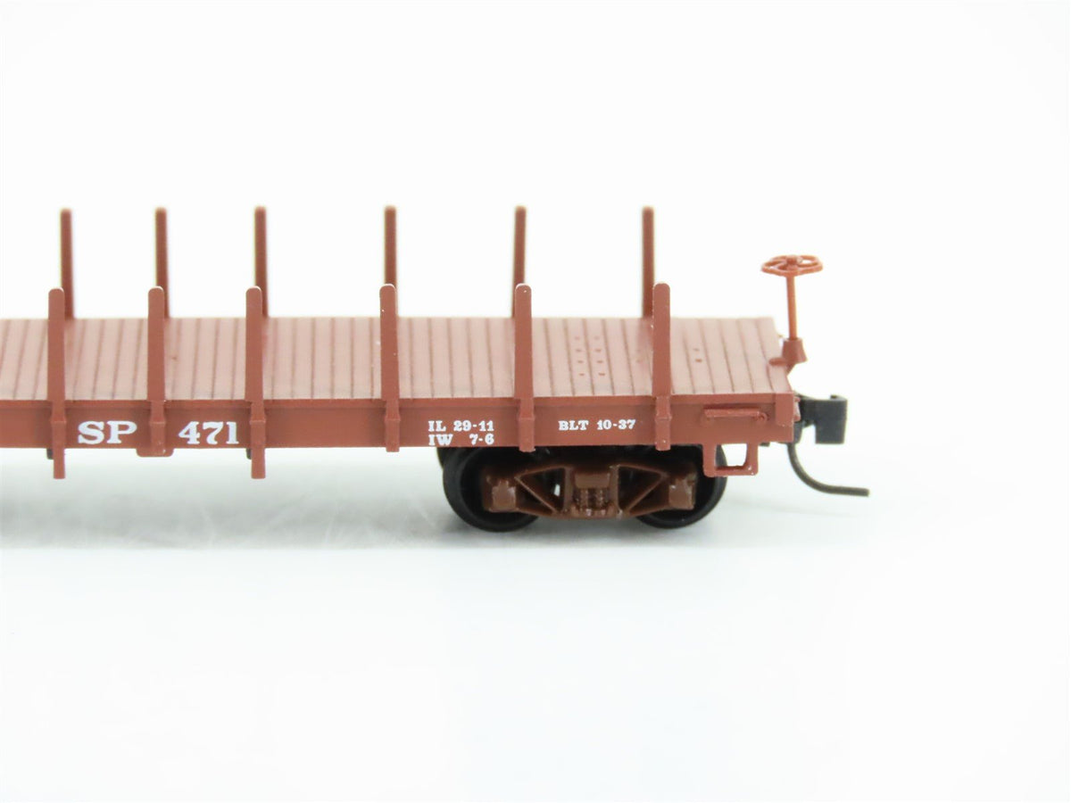 Nn3 Kadee Micro-Trains MTL 15301 SP Southern Pacific Flat Car #471 w/ Stakes