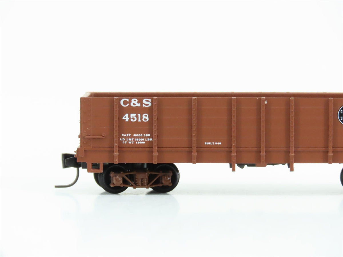 Nn3 Scale Micro-Trains MTL 15204 C&amp;S Colorado &amp; Southern 29&#39; 6&quot; Gondola #4518