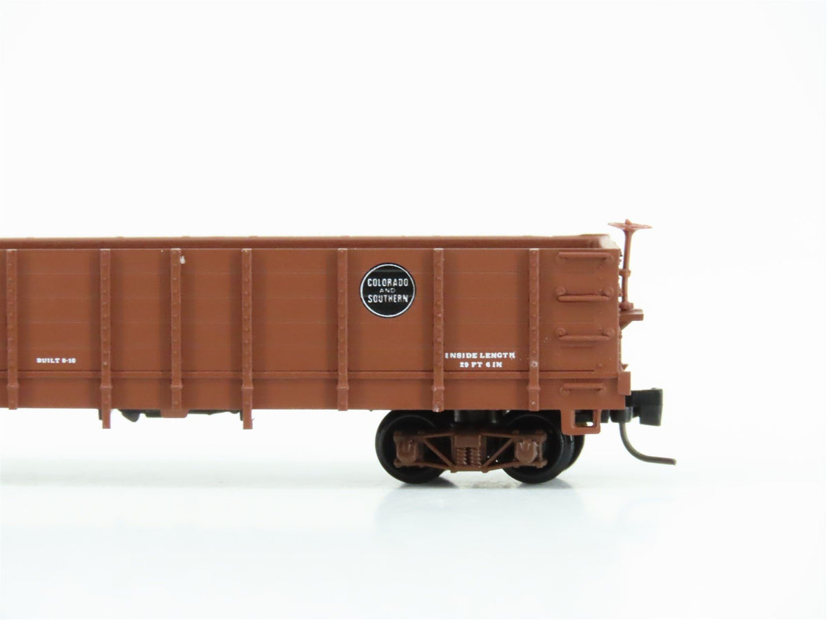 Nn3 Scale Micro-Trains MTL 15204 C&amp;S Colorado &amp; Southern 29&#39; 6&quot; Gondola #4518