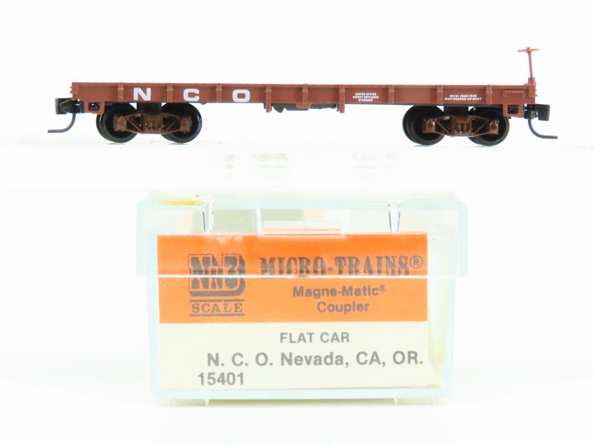 Nn3 Scale Kadee Micro-Trains MTL 15401 NCO Nevada California Oregon Flat Car