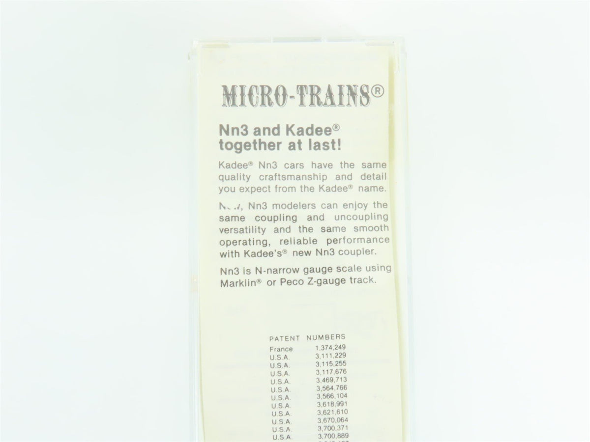 Nn3 Scale Kadee Micro-Trains MTL 15401 NCO Nevada California Oregon Flat Car