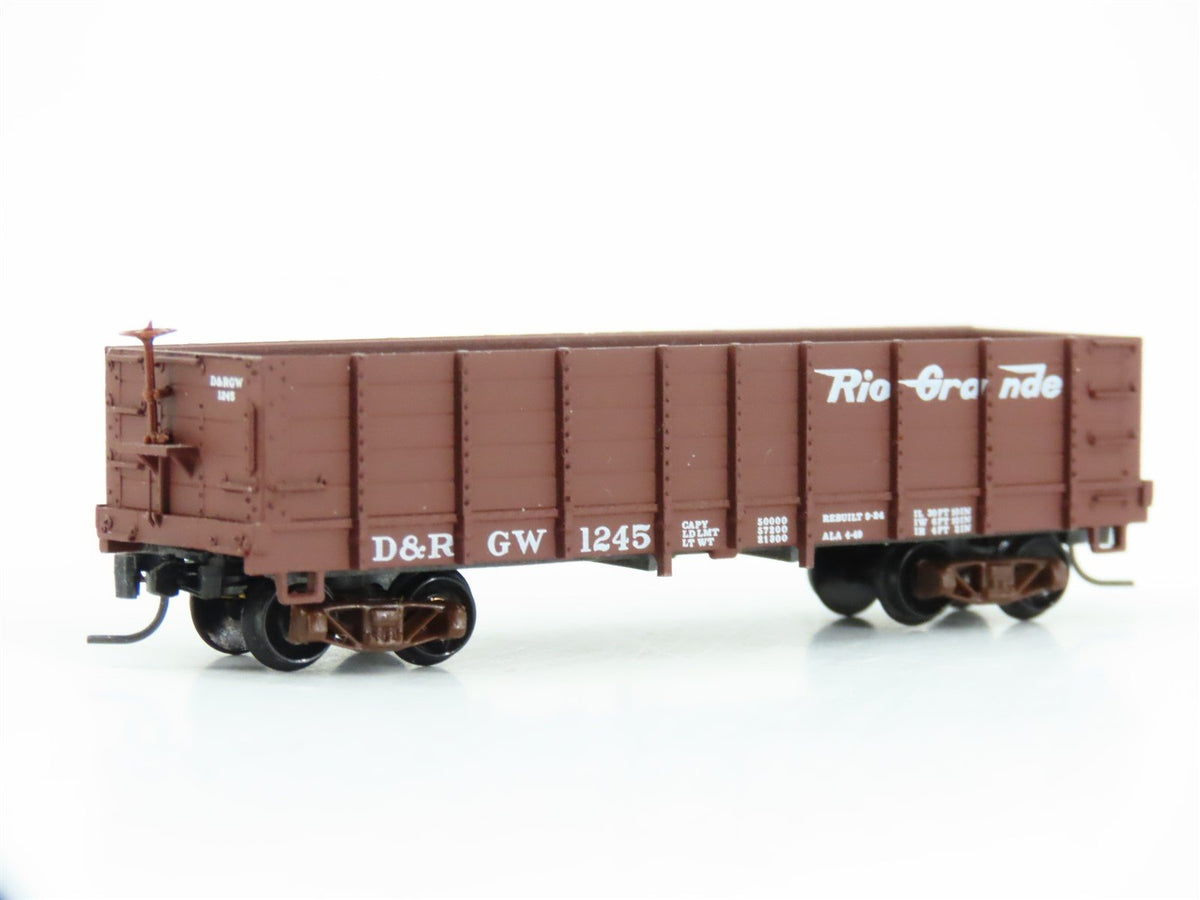 Nn3 Scale Kadee Micro-Trains MTL 15201 D&amp;RGW Rio Grande Railroad Gondola #1245