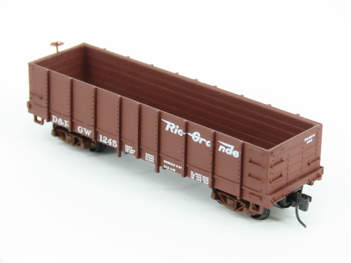 Nn3 Scale Kadee Micro-Trains MTL 15201 D&amp;RGW Rio Grande Railroad Gondola #1245