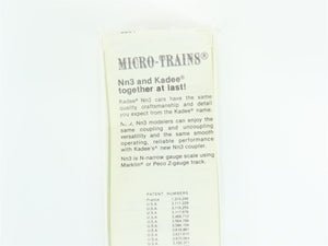 Nn3 Scale Kadee Micro-Trains MTL 15201 D&RGW Rio Grande Railroad Gondola #1247