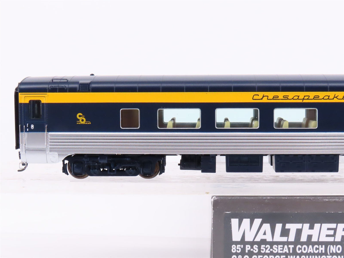 HO Walthers Proto 920-9503 C&amp;O George Washington 85&#39; Coach Passenger Car